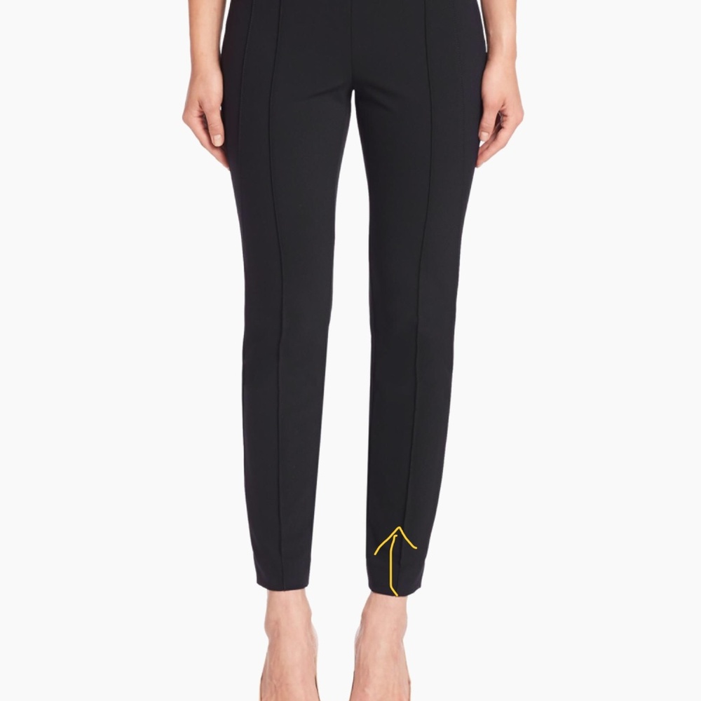 Lafayette 148 NY Sz 10 Acclaimed Stretch Gramercy High Rise Women’s 27” Cropped